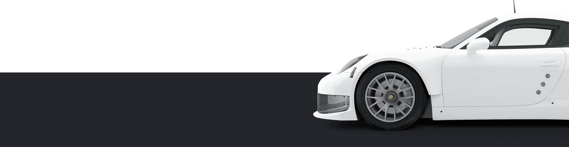 Sportowe auto w serwisie